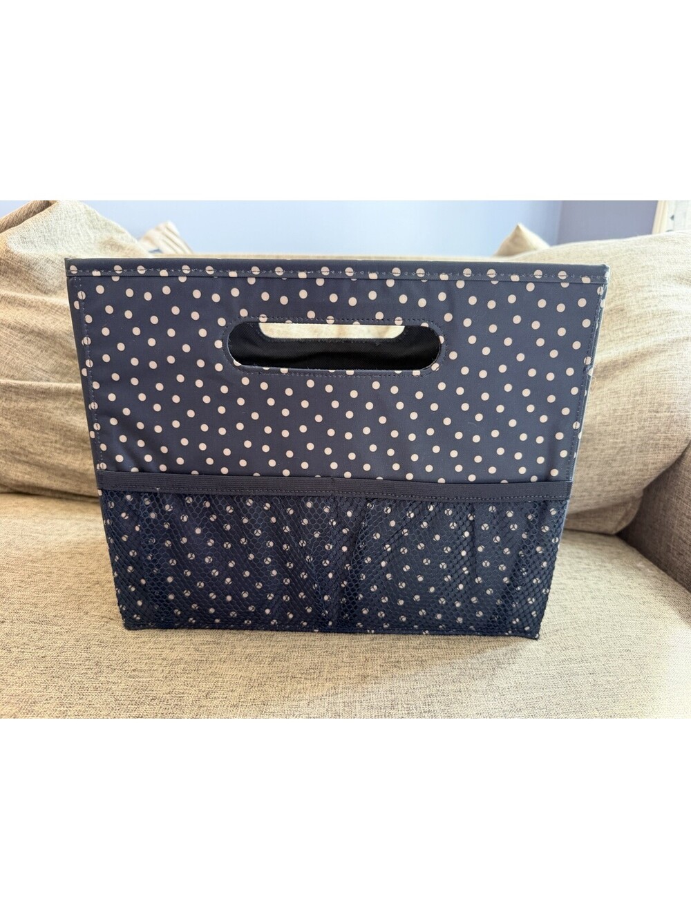 Thirty One Fold N File In Swiss Dot Office Paper Organizer Storage Bin